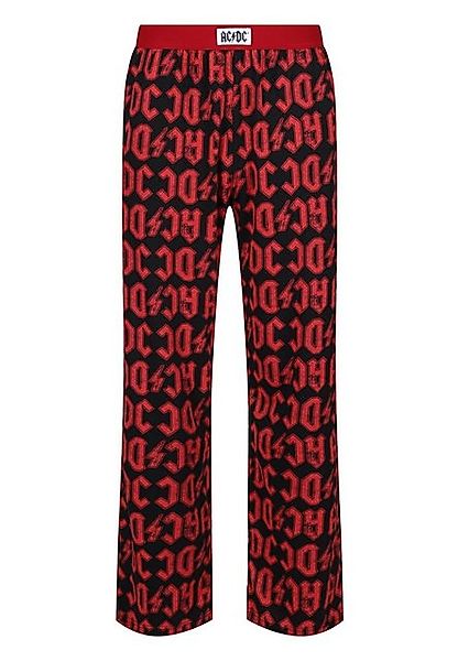 Recovered Loungepants Loungepant - AC/DC Distressed Logo Black günstig online kaufen