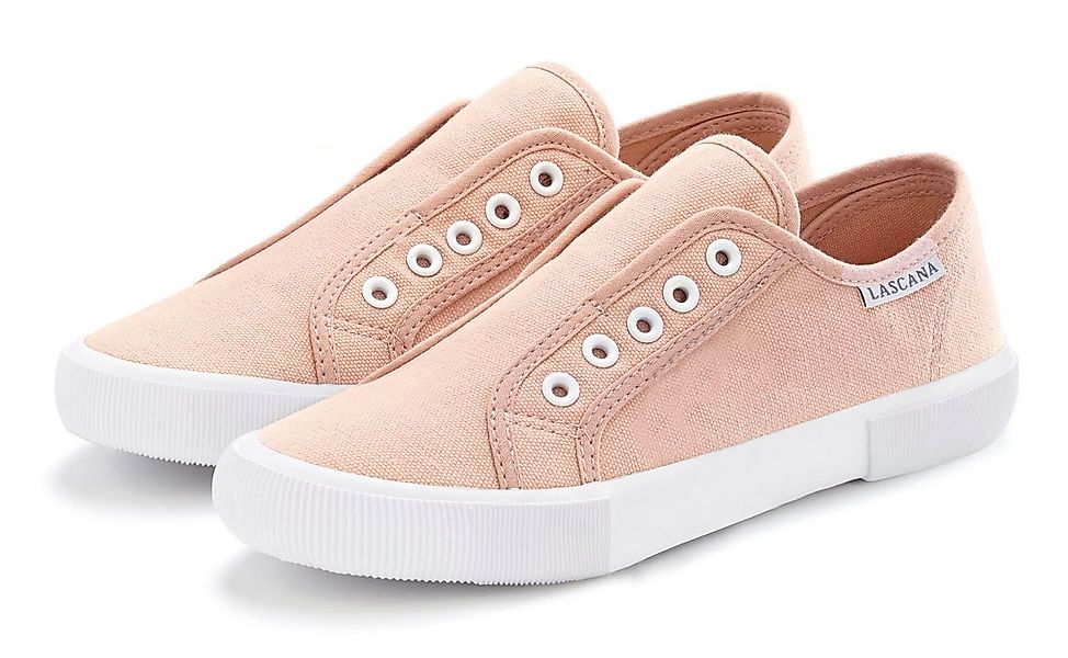 LASCANA Sneaker Slipper, Halbschuh bequem zum Reinschlüpfen VEGAN günstig online kaufen