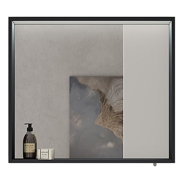 doporro Spiegelschrank Wandspiegel mit LED Wandschrank günstig online kaufen
