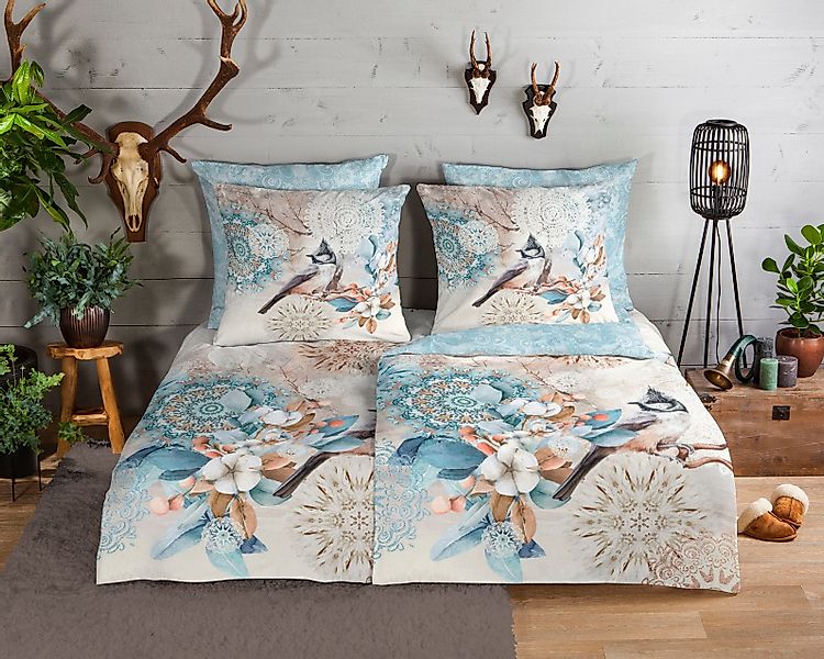 hip Wendebettwäsche »Frior«, Biber, 135x200, Warm, Weich, Wendeoptik, Reißv günstig online kaufen
