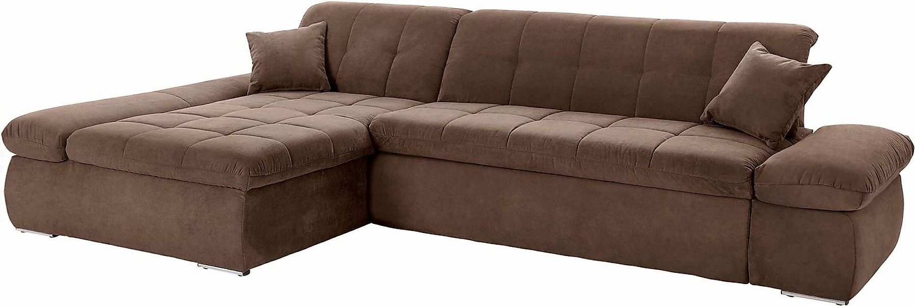 DOMO collection Ecksofa NMoric XXL, B/T/H: 300/172/80cm, L-Form, wahlweise günstig online kaufen