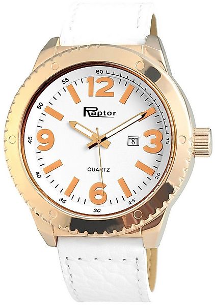 Raptor Quarzuhr Lurge Raptor Herrenuhr "Lurge" mit Oberseite Echtleder günstig online kaufen