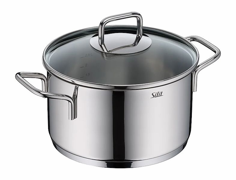 Silit Kochtopf "Extra Cook, mit Glasdeckel" 2 Stk. tlg. Edelstahl 18/10 günstig online kaufen