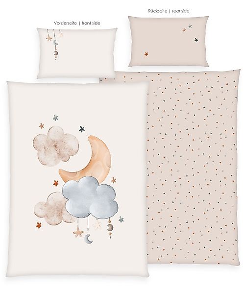 Baby Best Babybettwäsche "BabyBest Moon and Stars" 2 Stk. günstig online kaufen