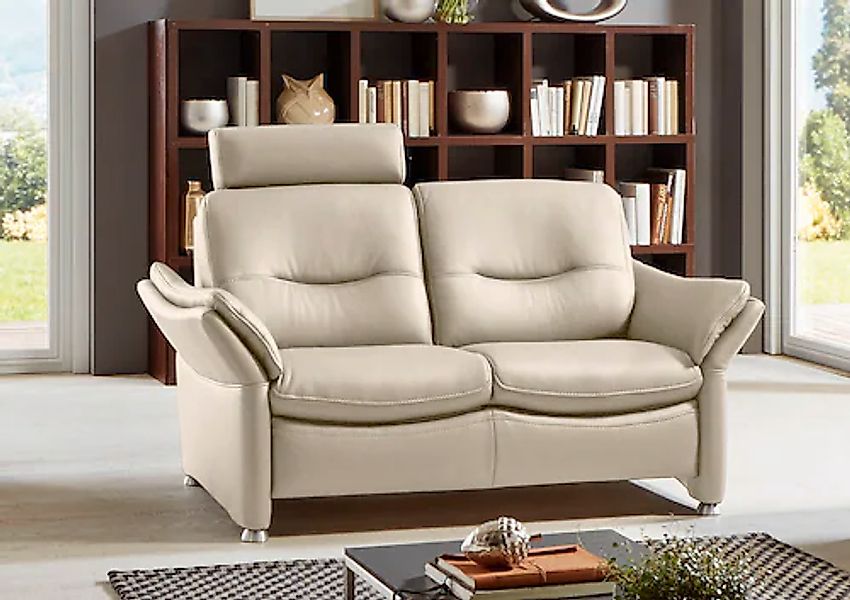 HUKLA 2-Sitzer »HU-SF15058 Ledersofa, Breite 164 cm« hochwertiges Glattlede günstig online kaufen