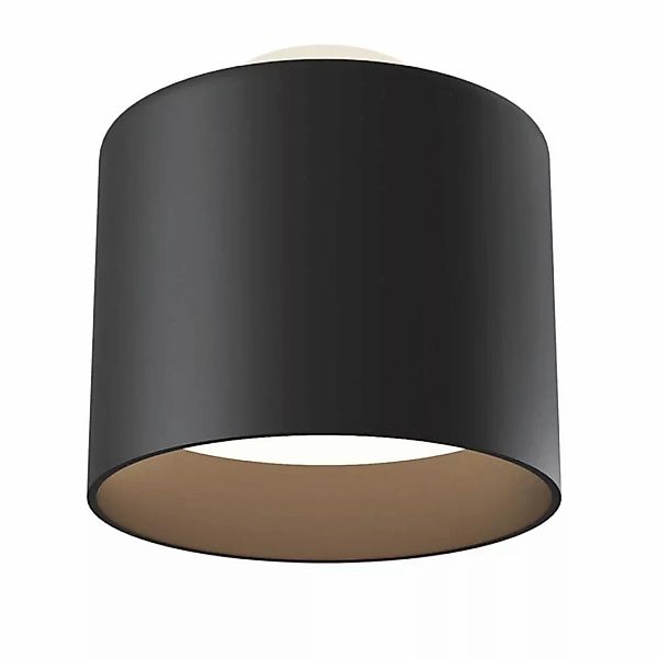 Maytoni LED-Deckenlampe Planet, schwarz, Ø 10 cm Alu 3.000 K günstig online kaufen