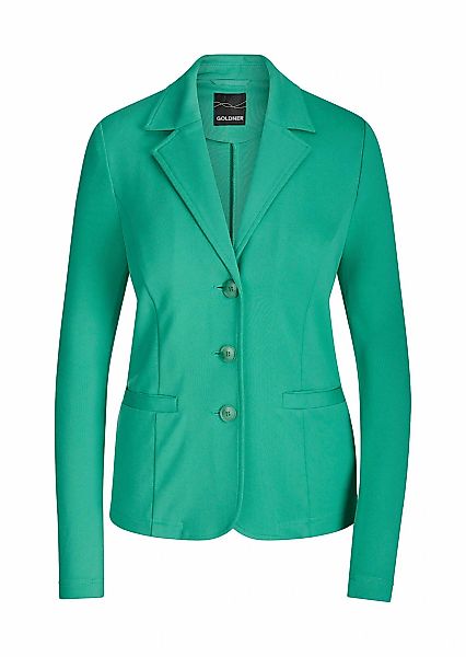 GOLDNER Jackenblazer "Kurzgröße Viskoseblazer mit Reverskragen" stretchbequ günstig online kaufen