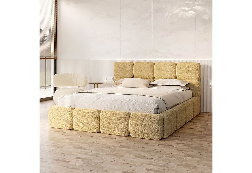 FDM Polsterbett CLOUDY Bettgestell Bett 140x200, 160x200, 180x200 cm Bestse günstig online kaufen