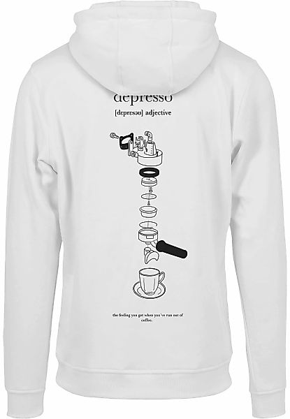 MisterTee Sweatshirt MisterTee Herren Depresso Hoody (1-tlg) günstig online kaufen