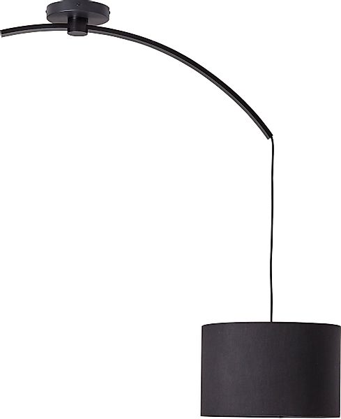 Brilliant Pendelleuchte »Daria« E27 1 Stk. Hängelampe mit Auslegearm schwar günstig online kaufen