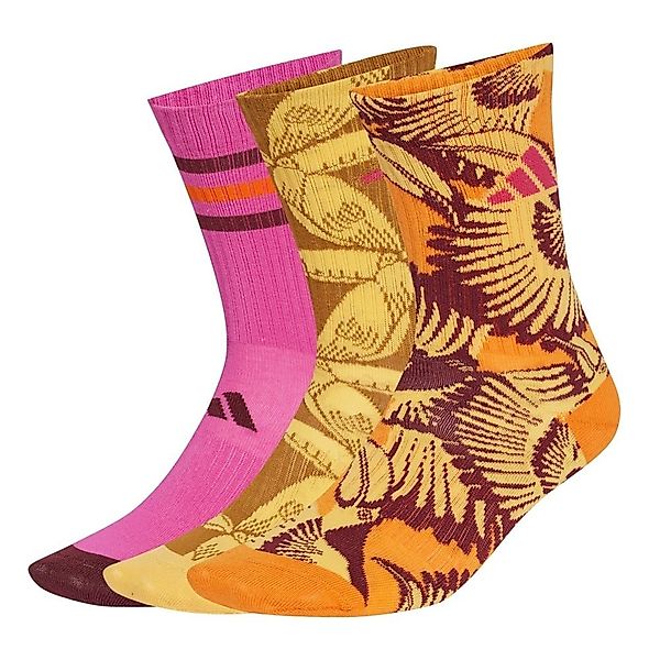 adidas Performance Sportsocken Crew Farm fuchsia/braun/orange günstig online kaufen
