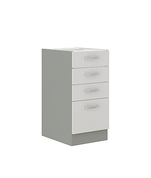 Küchen-Preisbombe Unterschrank 40 cm Küche Bianca günstig online kaufen