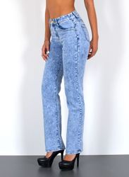 ESRA Straight-Jeans High Waist Damen Jeans günstig online kaufen