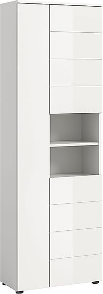 welltime Hochschrank "Biel, 190 cm, 3 Türen, 2 offene Fächer", (1 St.), Tür günstig online kaufen