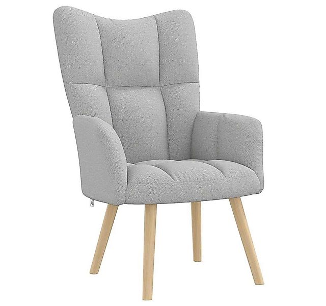 vidaXL Sessel Relaxsessel Wolkengrauer Stoff (1-St) günstig online kaufen