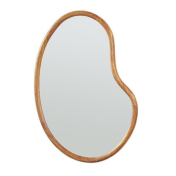 en.casa Wandspiegel, »Jokioinen« mit Rahmen Holz günstig online kaufen