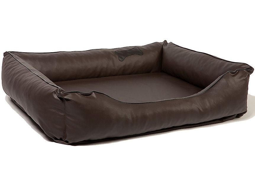 CopcoPet Tierbett Paco Hundebett Braun L - 90 x 70 cm Schaumstoff - Kissen günstig online kaufen