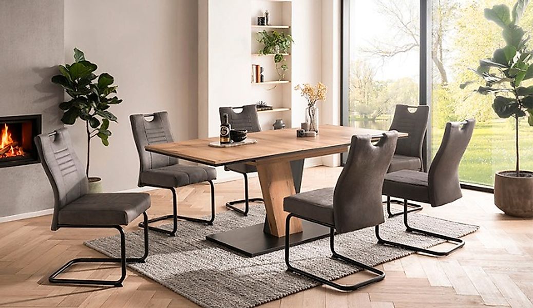 OTTO home Essgruppe »"Altona", Esstisch ausziehbar plus 6 Stühle, TOPSELLER günstig online kaufen