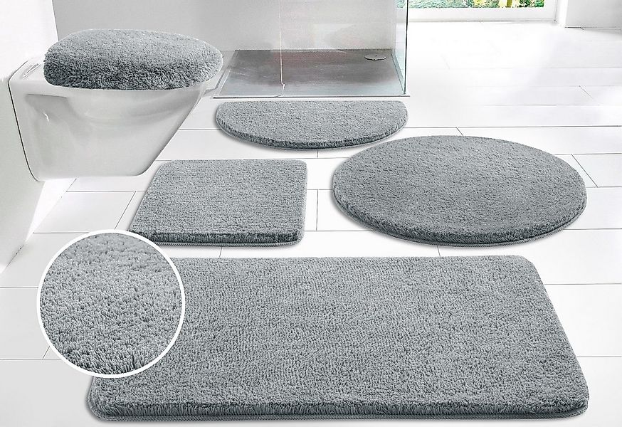 OTTO home Badematte Merida, Badvorleger, Badezimmer Teppich, Höhe 32 mm, ru günstig online kaufen