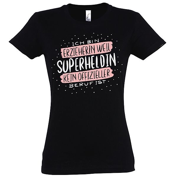 Youth Designz T-Shirt Beste Erzieherin Superheldin günstig online kaufen