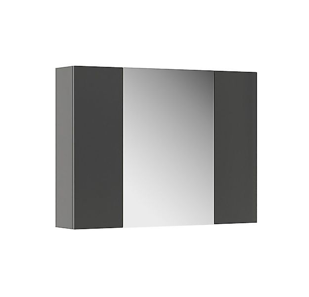Vicco Badezimmerspiegelschrank Leopold, Anthrazit, 80 x 59.2 cm mit Regalen günstig online kaufen