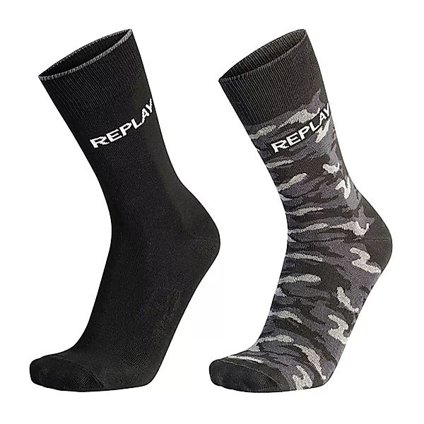 Replay Socken "Leg Logo & Camouflage 2Pcs Banderole" günstig online kaufen