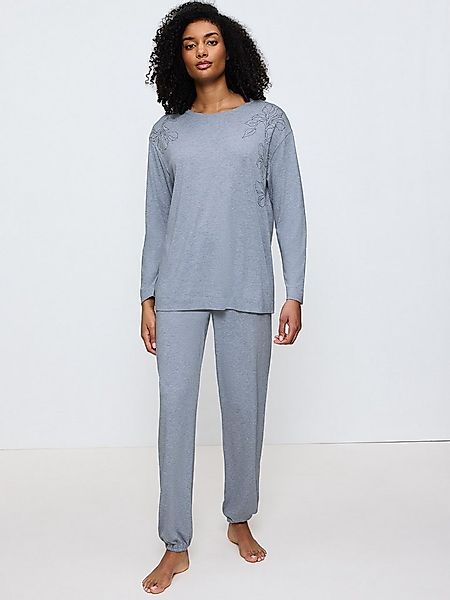 Triumph Pyjama Endless Comfort (2 tlg) breite Bündchen und Saum - bequeme P günstig online kaufen