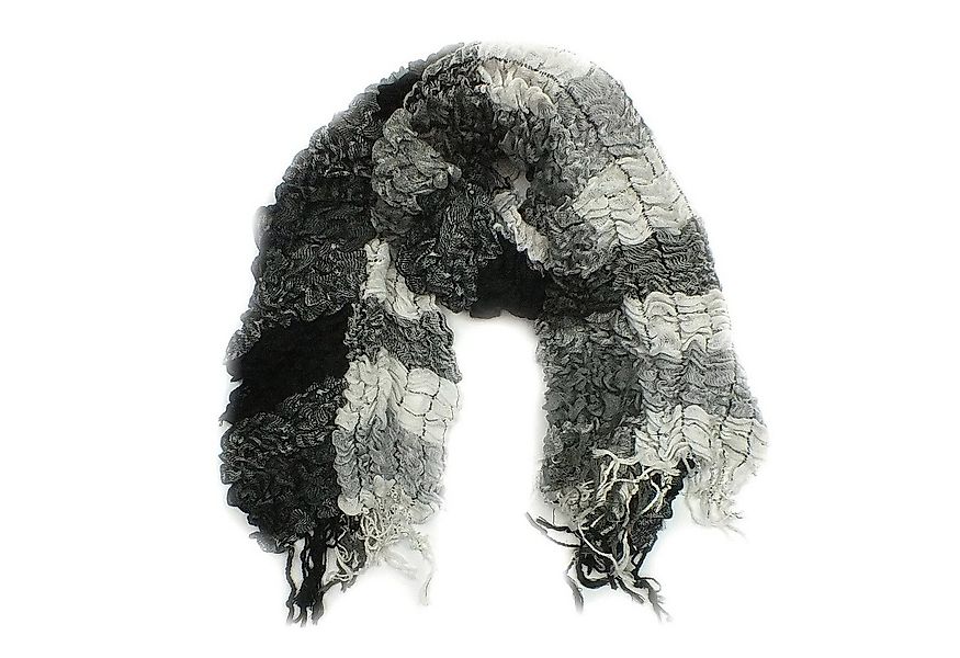 chic4home Schal, (Set, 1-St. Set), Damen Long-Schal Strick Crincle grob ges günstig online kaufen