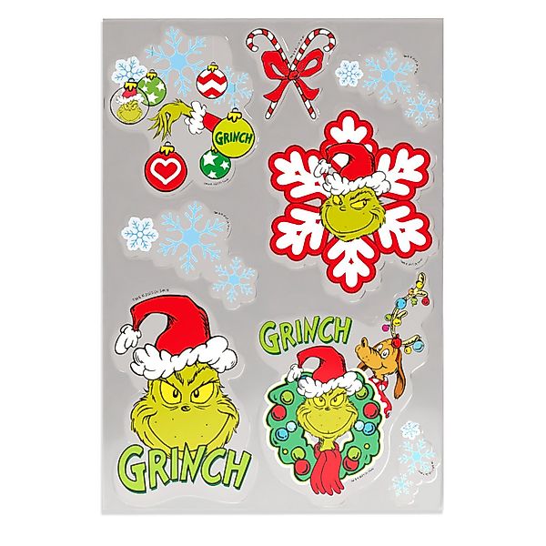 Party Factory Fensterdekoration The Grinch Fensterbilder Weihnachtsdeko, dk günstig online kaufen