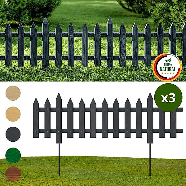 Floranica Zierzaun Vorgartenzaun Steckzaun Gartenzaun Zierzaun günstig online kaufen