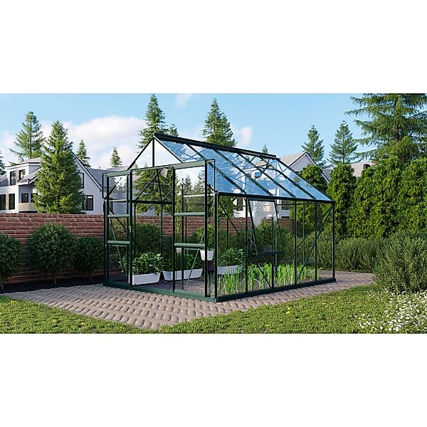 Vitavia Gewächshaus Meridian 8300 Smaragd 8,3 m² inkl. Fundament günstig online kaufen