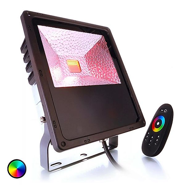 Starker LED-Außenstrahler Flood Color RF II 60 RGB günstig online kaufen