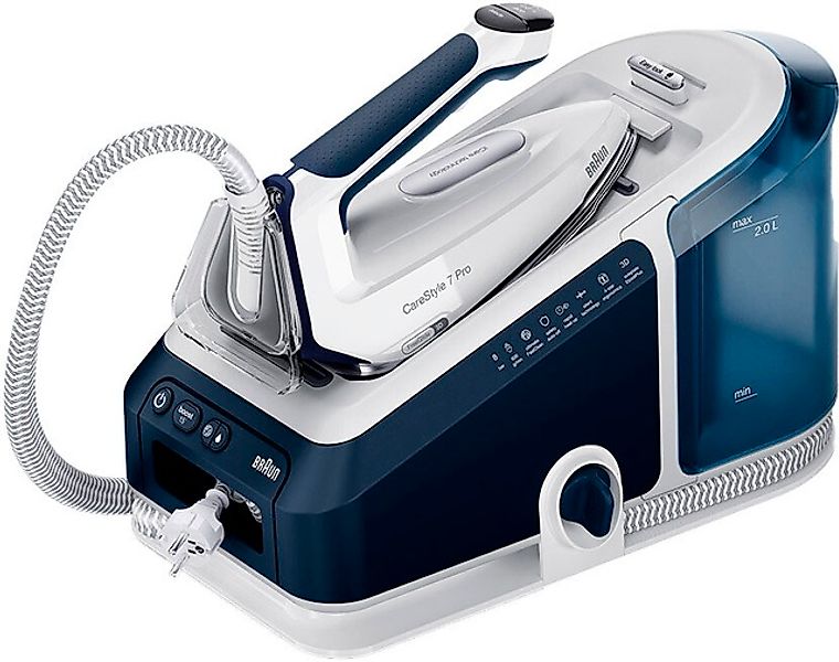 Braun Dampfbügelstation »CareStyle 7 Pro IS 7282 BL - 8,0 bar, 600 g Dampfs günstig online kaufen