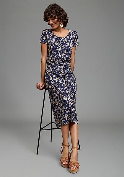 Laura Scott Sommerkleid im Basic-Stil - in unifarben, geblümt oder gestreif günstig online kaufen