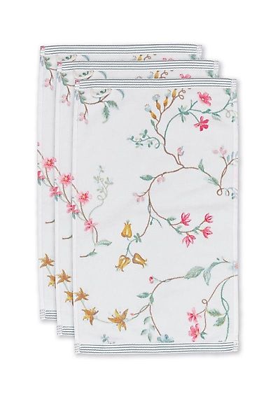 PiP Studio Gästehandtücher Pip Studio, 3er-Set Gästehandtuch, Les Fleurs, 3 günstig online kaufen
