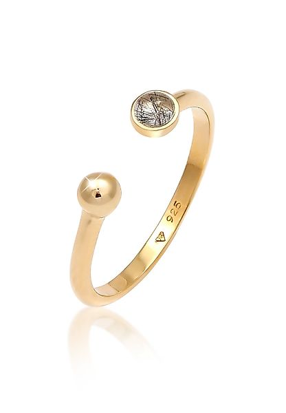 Elli Fingerring Offen Verstellbar Turmalin Quarz günstig online kaufen
