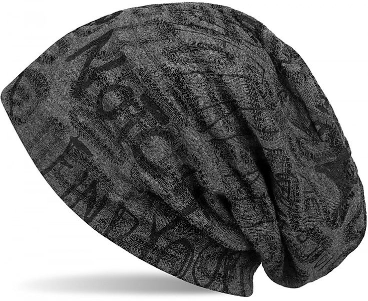 styleBREAKER Beanie Beanie mit Schrift im günstig online kaufen