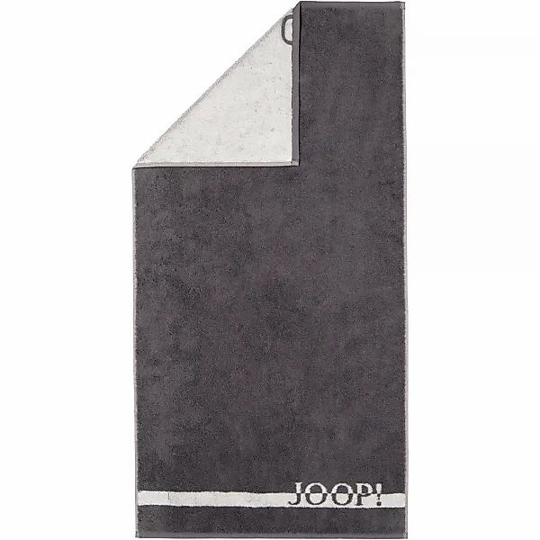 JOOP! Handtücher Split Doubleface 1712 - Farbe: Stein - 77 - Handtuch 50x10 günstig online kaufen