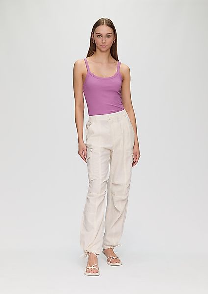 QS Stoffhose Hose aus Leinenmix mit günstig online kaufen