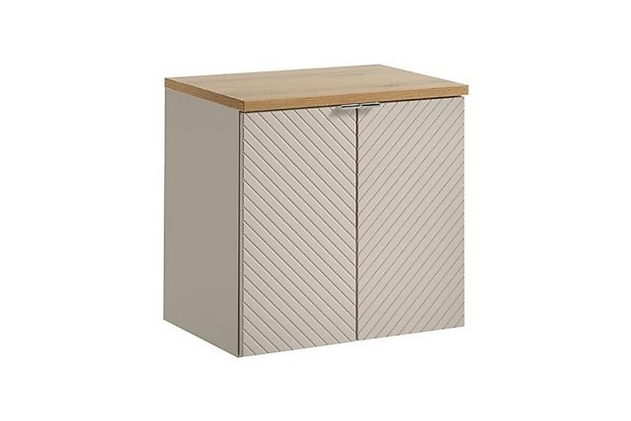 ROYAL24_MARKT Waschbeckenunterschrank - Viva Cashmere V - 60 cm Mit Arbeits günstig online kaufen