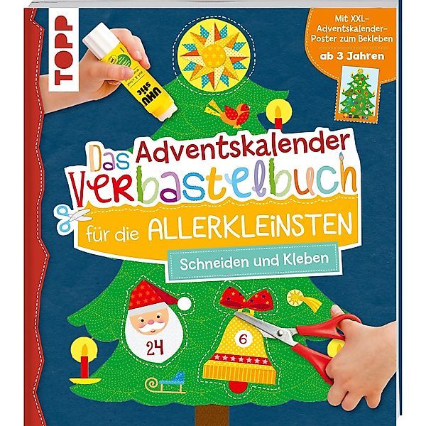 Das Adventskalender-Verbastelbuch für die Allerkleinsten. Schneiden und Kle günstig online kaufen