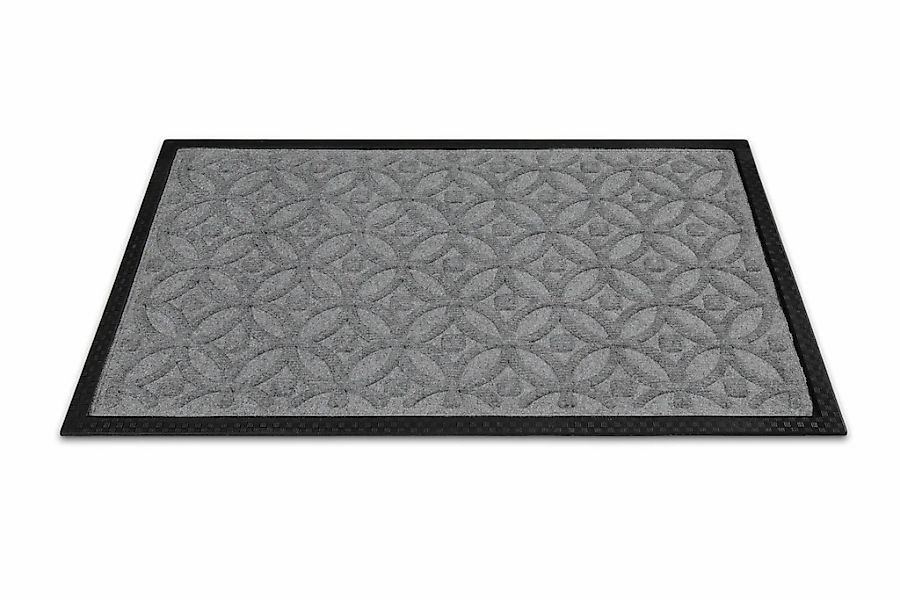 Wecon home Fußmatte "Midnight Mosaic" rechteckig 4 mm Höhe pflegeleicht, ru günstig online kaufen