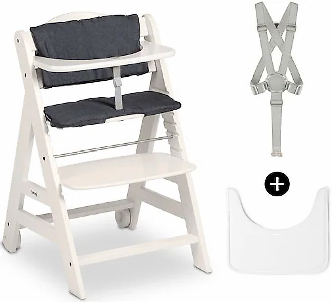 Hauck Hochstuhl »Beta+«, mit Holzrädern; FSC® - schützt Wald - weltweit günstig online kaufen