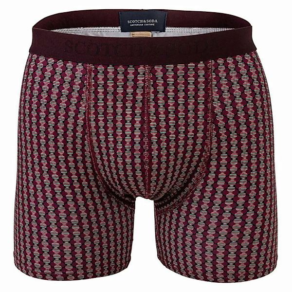 SCOTCH&SODA Herren Boxer-Shorts, 3er Pack - Long Shorts, Cotton Stretch Bor günstig online kaufen