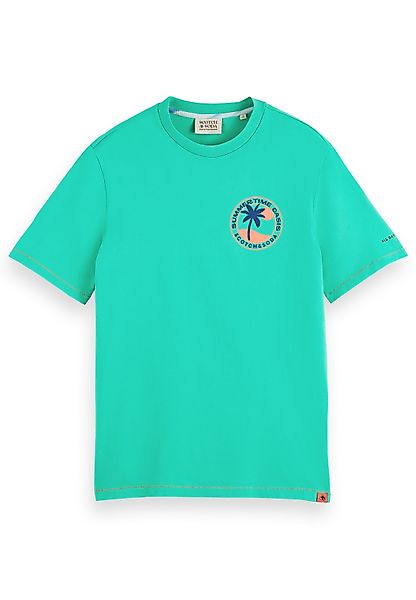 Scotch & Soda Herren T-Shirt LOGO GRAPHIC T-SHIRT 166062 Grün günstig online kaufen
