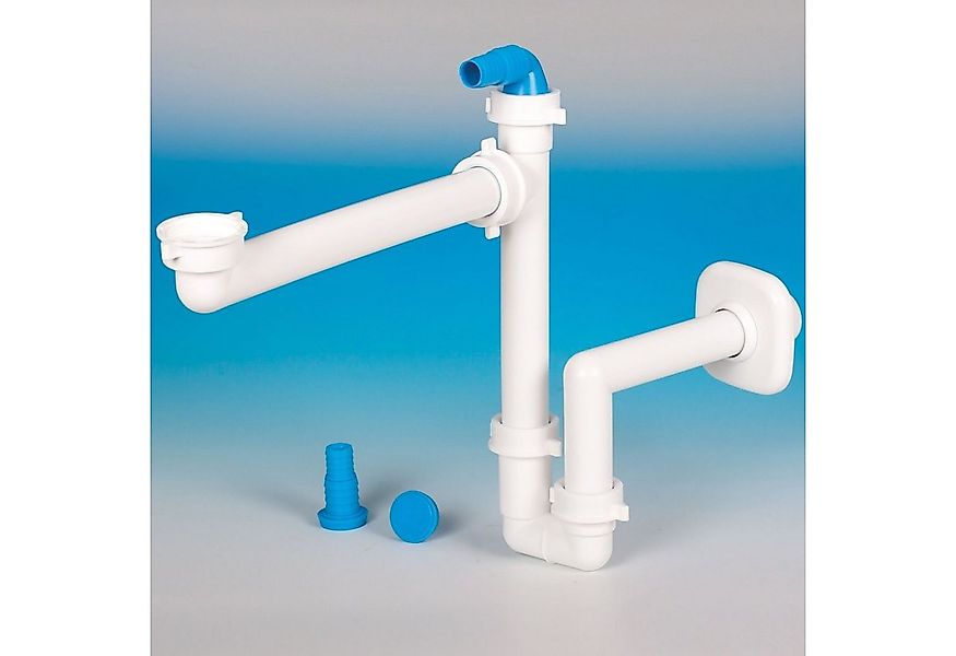 SO-TECH® Siphon Raumsparsiphon 32 - 40 mm Ablaufgarnitur f. Küche und Bad, günstig online kaufen