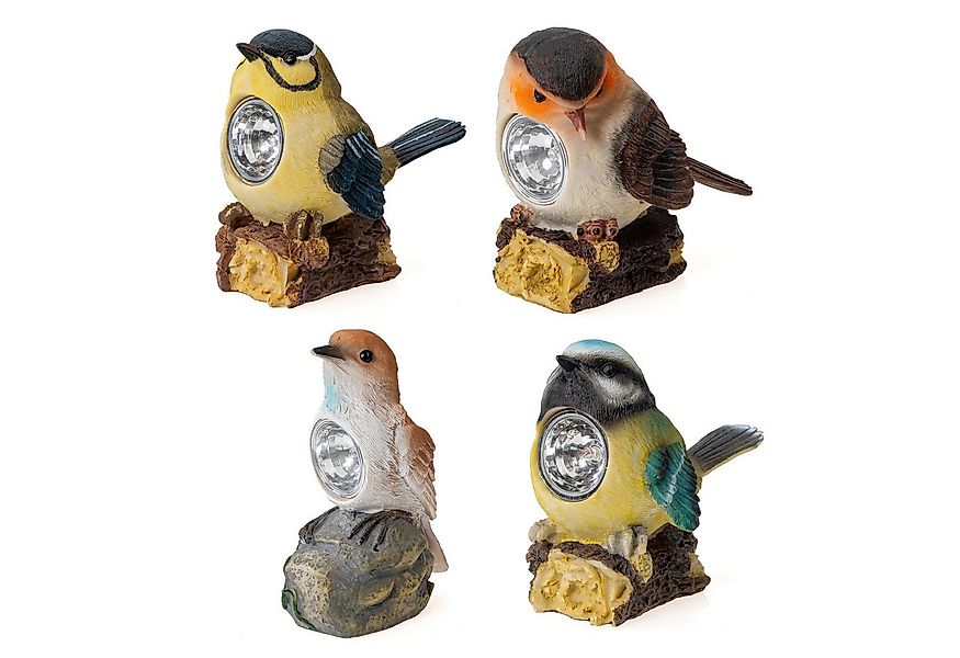 IC Gardenworld LED-Dekofigur Solar LED Deko Vogel-Figur aus Kunststein mit günstig online kaufen