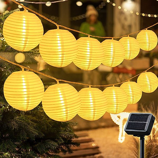 Salcar LED Solarleuchte Solar Lichterkette Lampion günstig online kaufen