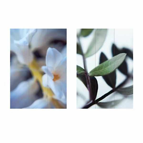 HTI-Living Paravent Blüten Mediterran bunt günstig online kaufen