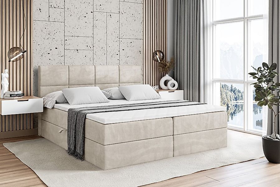 ALTDECOR Boxbett ARDENI (Multipocket-Matratze H4, H3 Matratze Bonellfederun günstig online kaufen